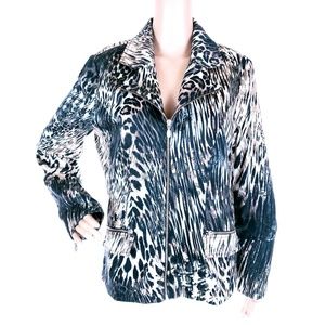 Berek Women Blouse Sweatshirt Full Zip Size M